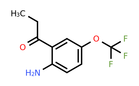 1551615-60-1 | 1-(2-Amino-5-(trifluoromethoxy)phenyl)propan-1-one