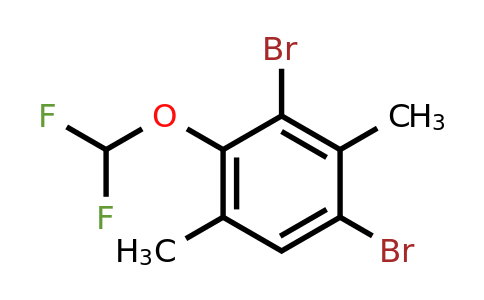 1552285-48-9 | 1,3-Dibromo-4-(difluoromethoxy)-2,5-dimethylbenzene