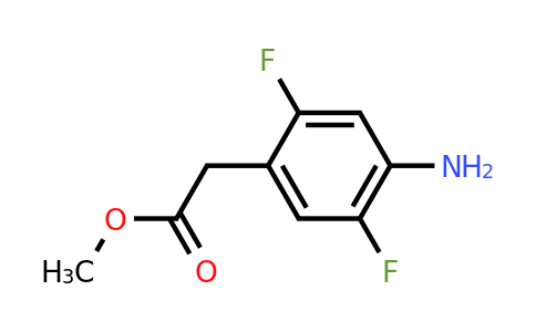 1552321-27-3 | Methyl 4-amino-2,5-difluorophenylacetate