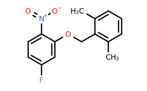 1552760-28-7 | 2-((5-Fluoro-2-nitrophenoxy)methyl)-1,3-dimethylbenzene