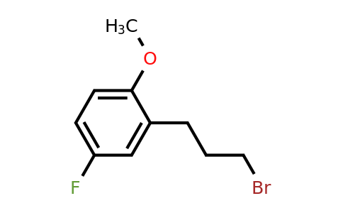 1553798-56-3 | 2-(3-Bromopropyl)-4-fluoroanisole