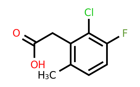 1556251-18-3 | 2-Chloro-3-fluoro-6-methylphenylacetic acid