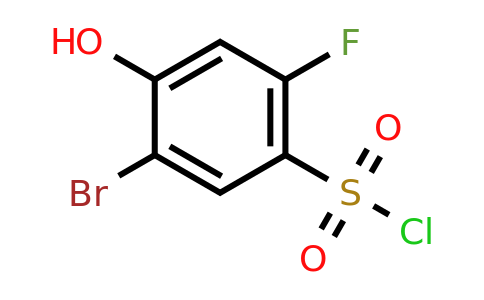 1556303-69-5 | 5-Bromo-2-fluoro-4-hydroxybenzenesulfonyl chloride