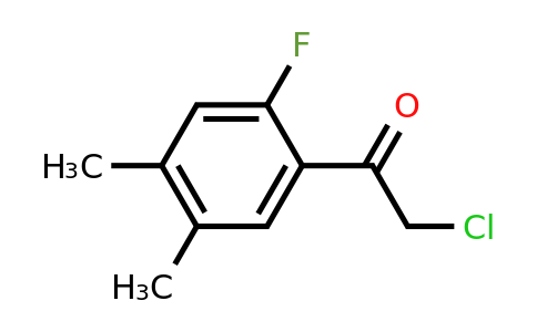 1556895-98-7 | 4',5'-Dimethyl-2'-fluorophenacyl chloride