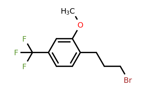 1557254-73-5 | 2-(3-Bromopropyl)-5-(trifluoromethyl)anisole