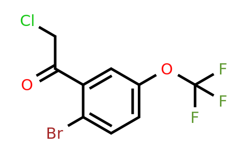 1558247-57-6 | 2'-Bromo-5'-(trifluoromethoxy)phenacyl chloride