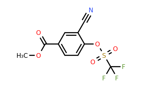 156001-69-3 | Methyl 3-cyano-4-(trifluoromethylsulfonyloxy)benzoate