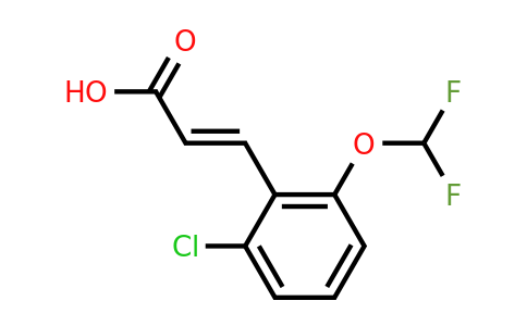 1562288-80-5 | 2-Chloro-6-(difluoromethoxy)cinnamic acid