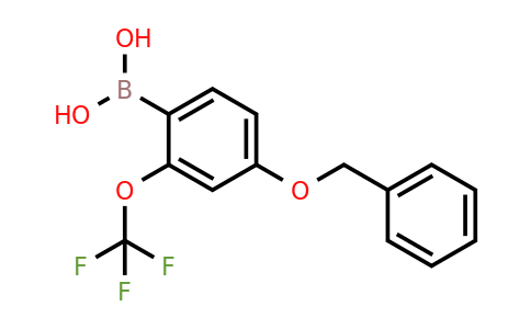1562343-86-5 | (4-(Benzyloxy)-2-(trifluoromethoxy)phenyl)boronic acid
