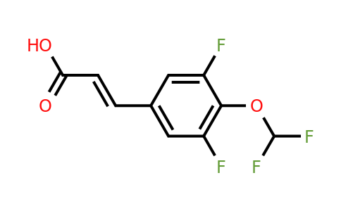 1562360-12-6 | 3,5-Difluoro-4-(difluoromethoxy)cinnamic acid