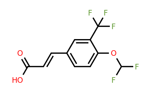 1562766-15-7 | 4-Difluoromethoxy-3-(trifluoromethyl)cinnamic acid
