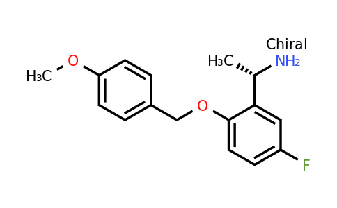 1563601-55-7 | (S)-1-(5-fluoro-2-((4-methoxybenzyl)oxy)phenyl)ethan-1-amine