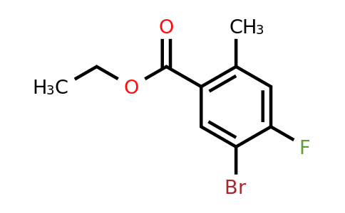 1564543-52-7 | Ethyl 5-bromo-4-fluoro-2-methylbenzoate