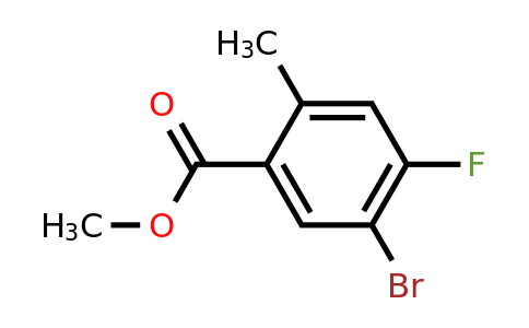 1564624-36-7 | Methyl 5-bromo-4-fluoro-2-methylbenzoate
