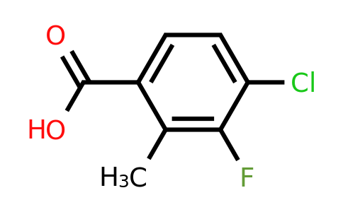 157652-29-4 | 4-Chloro-3-fluoro-2-methylbenzoic acid