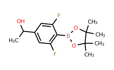 1586045-19-3 | 1-(3,5-DIFLUORO-4-(4,4,5,5-TETRAMETHYL-1,3,2-DIOXABOROLAN-2-YL)PHENYL)ETHAN-1-OL