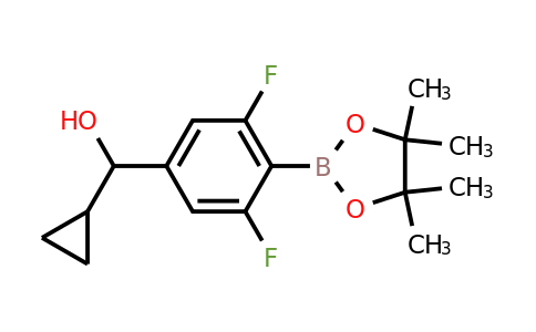 1586045-93-3 | CYCLOPROPYL(3,5-DIFLUORO-4-(4,4,5,5-TETRAMETHYL-1,3,2-DIOXABOROLAN-2-YL)PHENYL)METHANOL