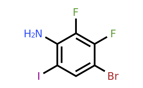 1589004-82-9 | 4-Bromo-2,3-difluoro-6-iodoaniline