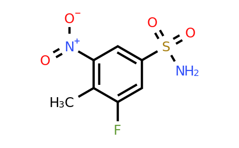 1592682-19-3 | 3-Fluoro-4-methyl-5-nitrobenzenesulfonamide
