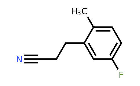 1592981-52-6 | 5-Fluoro-2-methylphenylpropanenitrile