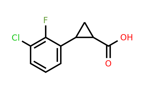 1593692-08-0 | 2-(3-Chloro-2-fluorophenyl)cyclopropanecarboxylic acid