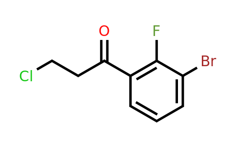 1593702-49-8 | 1-(3-Bromo-2-fluorophenyl)-3-chloropropan-1-one