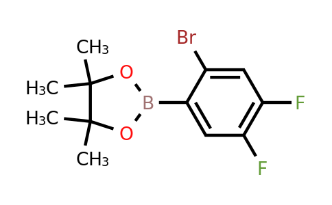 1595078-09-3 | 2-(2-Bromo-4,5-difluorophenyl)-4,4,5,5-tetramethyl-1,3,2-dioxaborolane