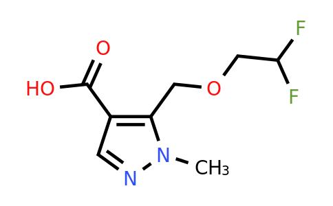 5-(2,2-difluoroethoxymethyl)-1-methyl-pyrazole-4-carboxylic acid