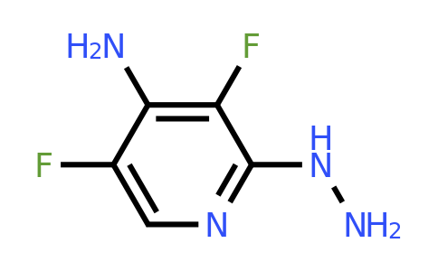 4-Amino-3,5-difluoro-2-hydrazinopyridine