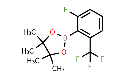 1599432-39-9 | 2-(2-Fluoro-6-(trifluoromethyl)phenyl)-4,4,5,5-tetramethyl-1,3,2-dioxaborolane