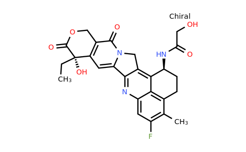 1599440-33-1 | N-((1S,9S)-9-Ethyl-5-fluoro-9-hydroxy-4-methyl-10,13-dioxo-2,3,9,10,13,15-hexahydro-1H,12H-benzo[de]pyrano[3',4':6,7]indolizino[1,2-b]quinolin-1-yl)-2-hydroxyacetamide