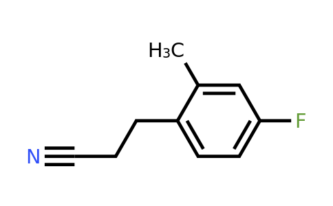 1600328-86-6 | 4-Fluoro-2-methylphenylpropanenitrile