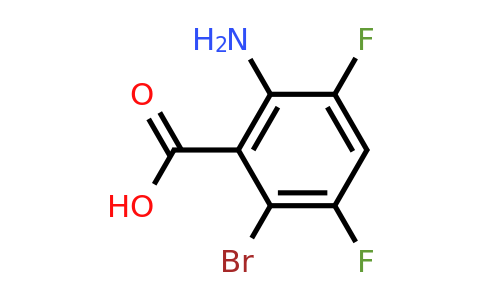 1602151-62-1 | 2-Amino-6-bromo-3,5-difluorobenzoic acid