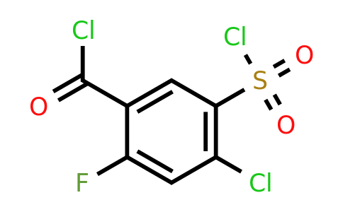 1602712-84-4 | 4-Chloro-5-(chlorosulfonyl)-2-fluorobenzoyl chloride
