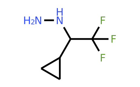 (1-cyclopropyl-2,2,2-trifluoro-ethyl)hydrazine