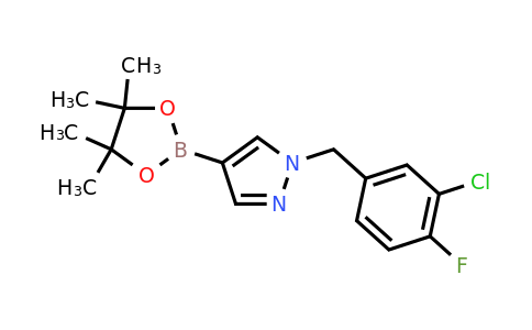1604036-60-3 | 1-(3-Chloro-4-fluorobenzyl)-4-(4,4,5,5-tetramethyl-1,3,2-dioxaborolan-2-yl)-1h-pyrazole
