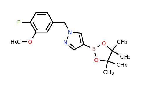 1604036-68-1 | 1-(4-Fluoro-3-methoxybenzyl)-4-(4,4,5,5-tetramethyl-1,3,2-dioxaborolan-2-yl)-1h-pyrazole