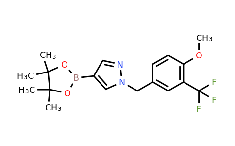 1604036-72-7 | 1-(4-Methoxy-3-(trifluoromethyl)benzyl)-4-(4,4,5,5-tetramethyl-1,3,2-dioxaborolan-2-yl)-1h-pyrazole