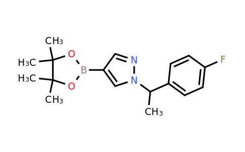 1604036-73-8 | 1-(1-(4-Fluorophenyl)ethyl)-4-(4,4,5,5-tetramethyl-1,3,2-dioxaborolan-2-yl)-1h-pyrazole