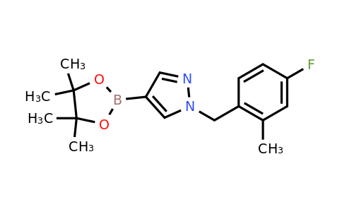 1604036-89-6 | 1-(4-Fluoro-2-methylbenzyl)-4-(4,4,5,5-tetramethyl-1,3,2-dioxaborolan-2-yl)-1h-pyrazole