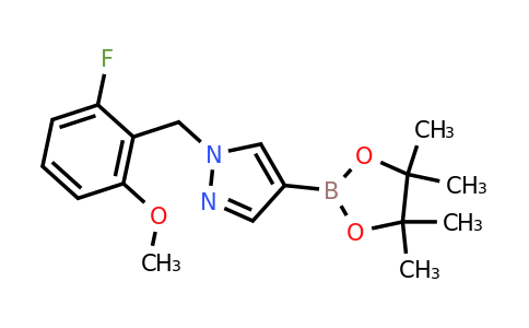 1604036-97-6 | 1-(2-Fluoro-6-methoxybenzyl)-4-(4,4,5,5-tetramethyl-1,3,2-dioxaborolan-2-yl)-1h-pyrazole
