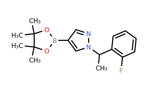 1604037-01-5 | 1-(1-(2-Fluorophenyl)ethyl)-4-(4,4,5,5-tetramethyl-1,3,2-dioxaborolan-2-yl)-1h-pyrazole