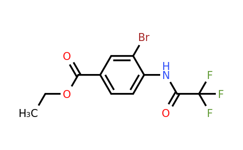 160425-34-3 | Ethyl 3-bromo-4-(2,2,2-trifluoroacetamido)benzoate
