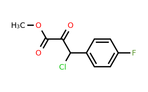 160727-95-7 | Methyl 3-chloro-3-(4-fluorophenyl)-2-oxopropanoate
