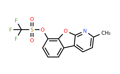 1609373-98-9 | 2-Methylbenzofuro[2,3-b]pyridin-8-yl trifluoromethanesulfonate
