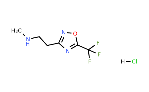 1609403-75-9 | N-Methyl-2-(5-(trifluoromethyl)-1,2,4-oxadiazol-3-yl)ethanamine hydrochloride