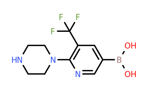 1609451-12-8 | (6-(Piperazin-1-yl)-5-(trifluoromethyl)pyridin-3-yl)boronic acid