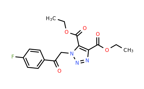1610376-99-2 | Diethyl 1-[2-(4-fluorophenyl)-2-oxoethyl]-1H-1,2,3-triazole-4,5-dicarboxylate