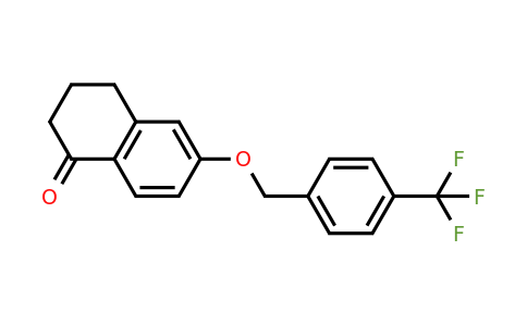 1610447-05-6 | 6-((4-(Trifluoromethyl)benzyl)oxy)-3,4-dihydronaphthalen-1(2H)-one