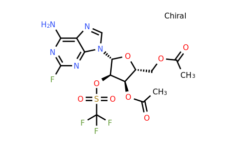 ((2R,3R,4R,5R)-3-Acetoxy-5-(6-amino-2-fluoro-9H-purin-9-yl)-4-(((trifluoromethyl)sulfonyl)oxy)tetrahydrofuran-2-yl)methyl acetate